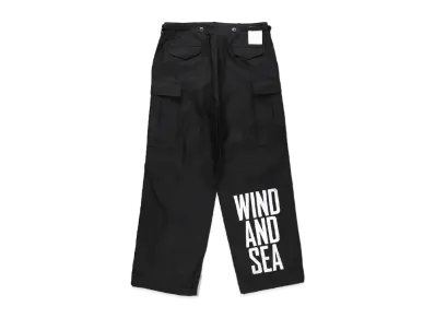 WIND AND SEA Military Surplus Cargo Pants "Black"