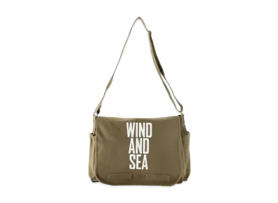 WIND AND SEA Military Surplus Classic Messenger Bag "Khaki"
