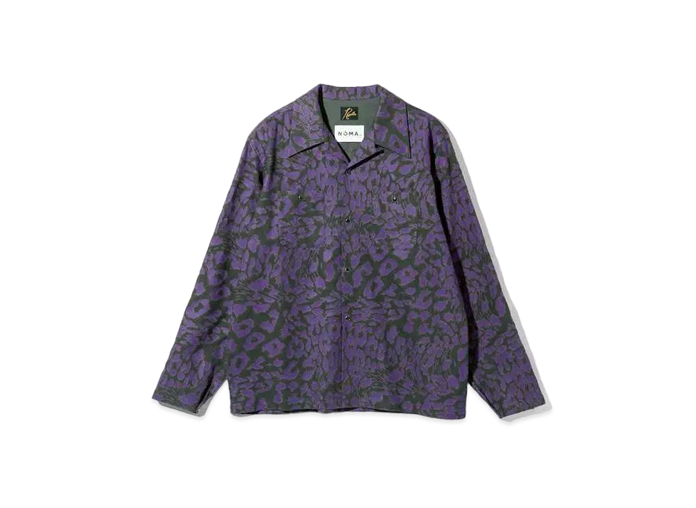 Needles x NOMA t.d. Cowboy One-Up Shirt - Leopard Pt. "Black"