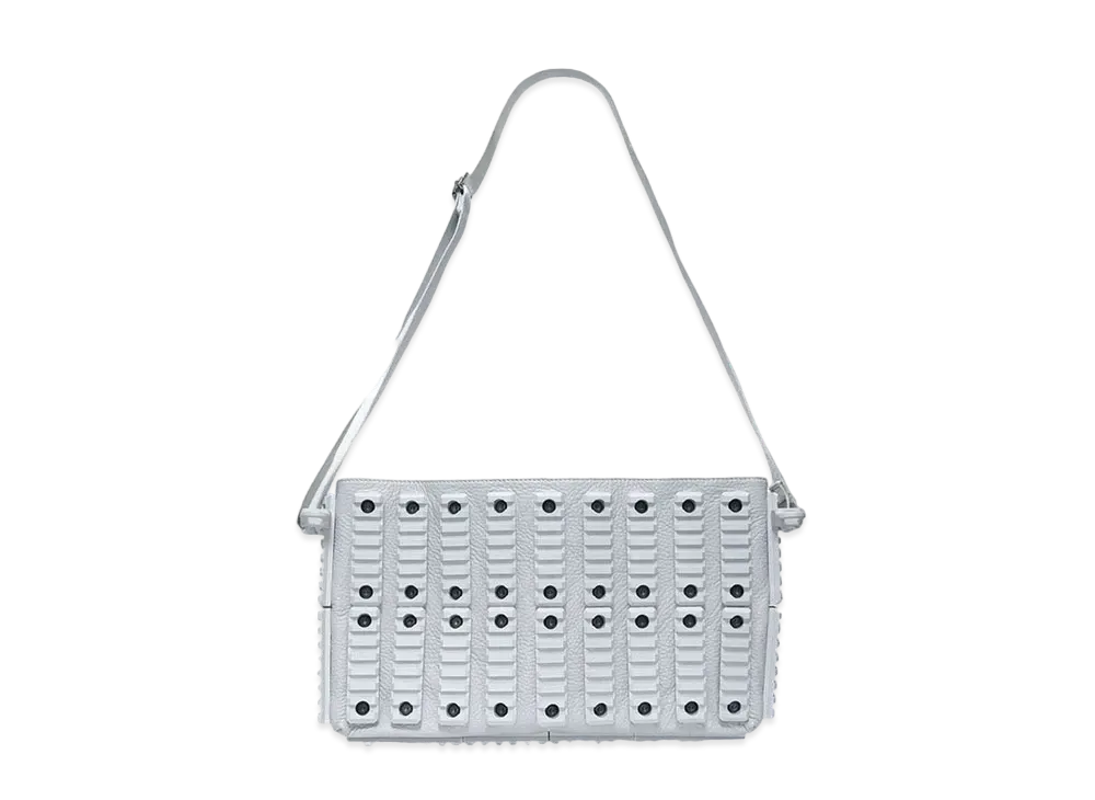 GANIKAWA SHOULDER BAG (L) "LIGHT GRAY"