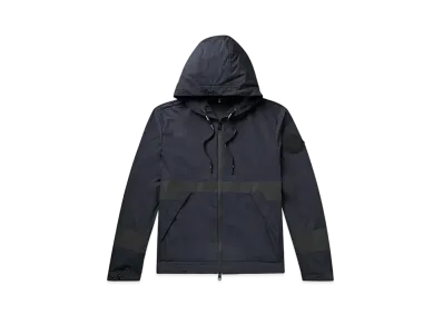 MONCLER Adour Reflective-Trimmed Shell Hooded Jacket "Navy"