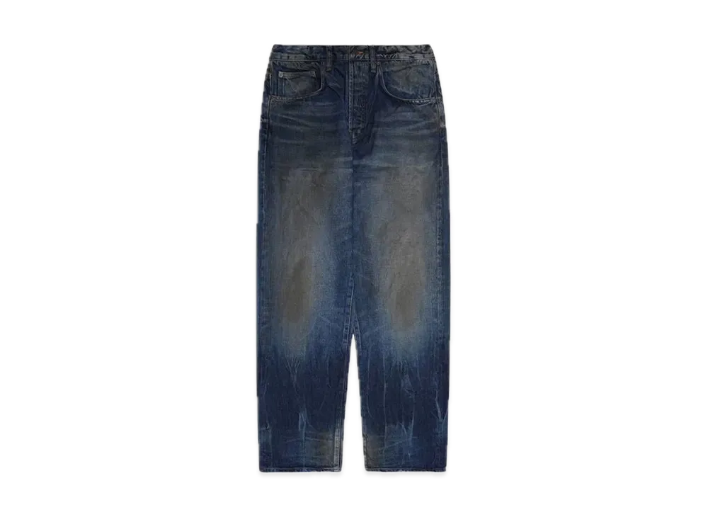 Supreme Distressed Loose Fit Selvedge Jean "Washed Blue" (23FW)