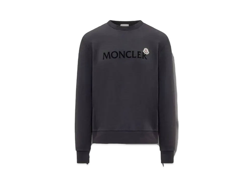 MONCLER Logo Sweatshirt "Black"