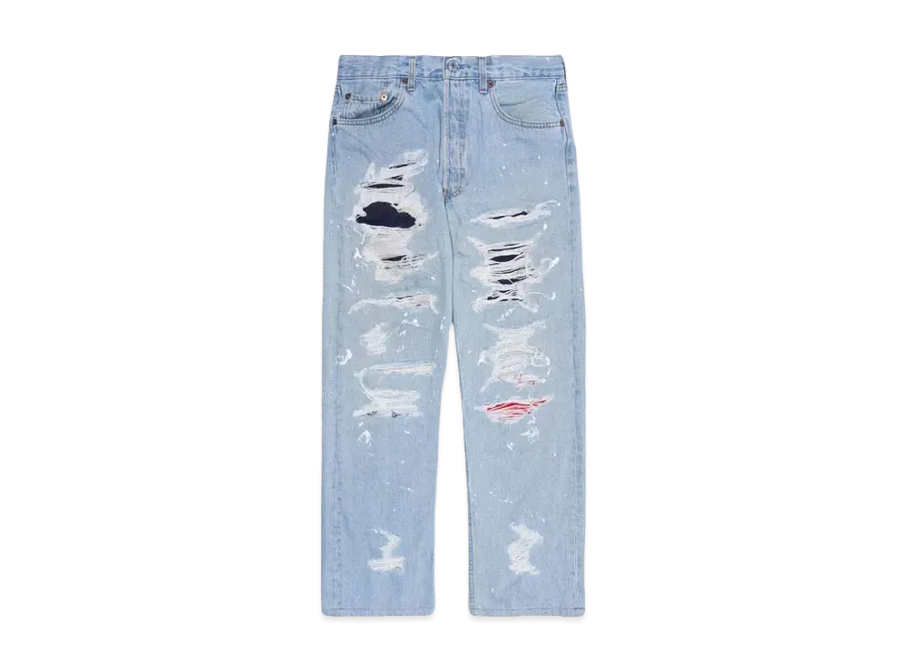 HYPE DROP x INNOCENCE NYC EXCLUSIVE DESTROY DENIM PANTS 32inch "Indigo"