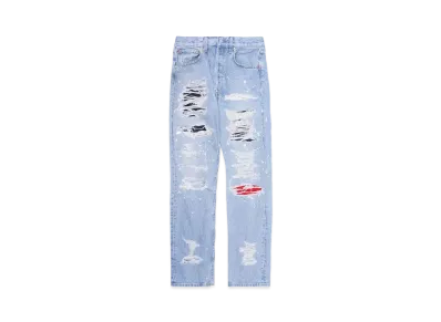 HYPE DROP x INNOCENCE NYC EXCLUSIVE DESTROY DENIM PANTS 30inch "Indigo"