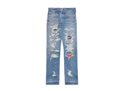 HYPE DROP x INNOCENCE NYC EXCLUSIVE DESTROY DENIM PANTS 32inch "Indigo"