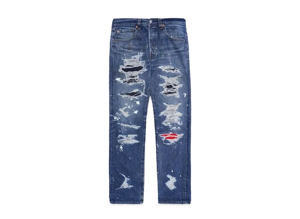 HYPE DROP x INNOCENCE NYC EXCLUSIVE DESTROY DENIM PANTS 32inch "Indigo"