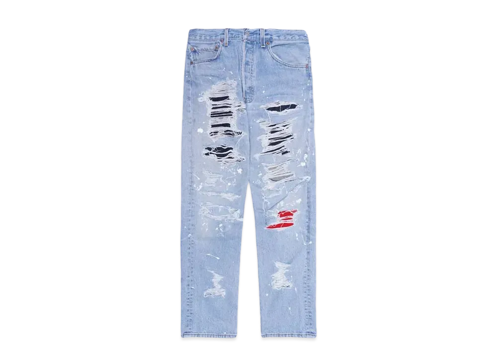 HYPE DROP x INNOCENCE NYC EXCLUSIVE DESTROY DENIM PANTS 32inch "Indigo"