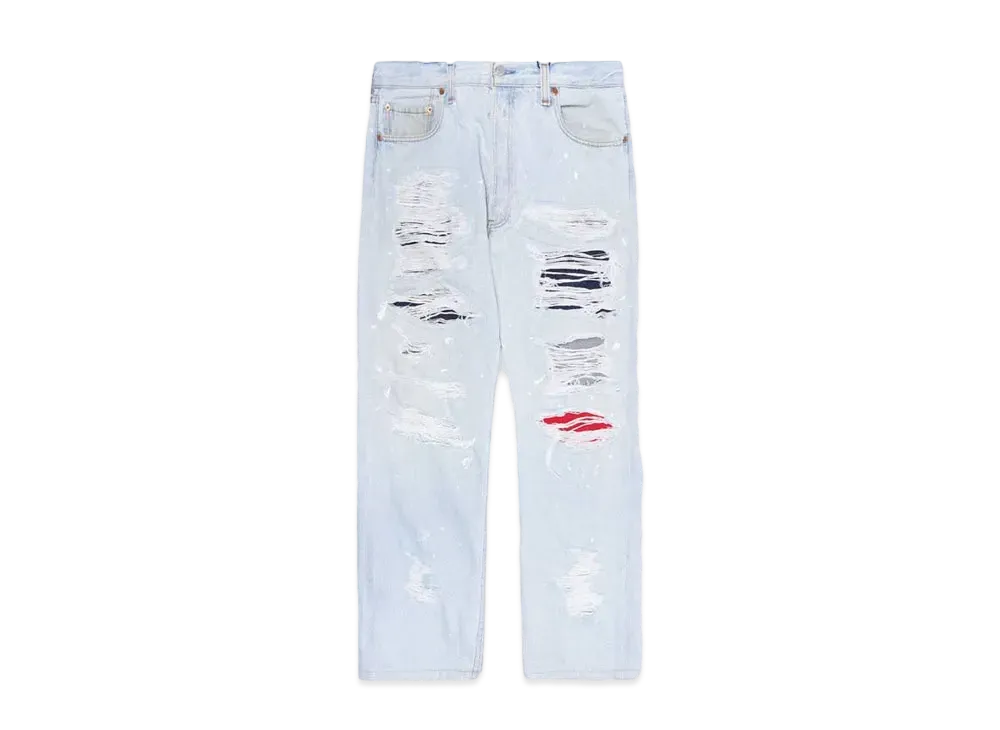 HYPE DROP x INNOCENCE NYC EXCLUSIVE DESTROY DENIM PANTS 34inch "Indigo"