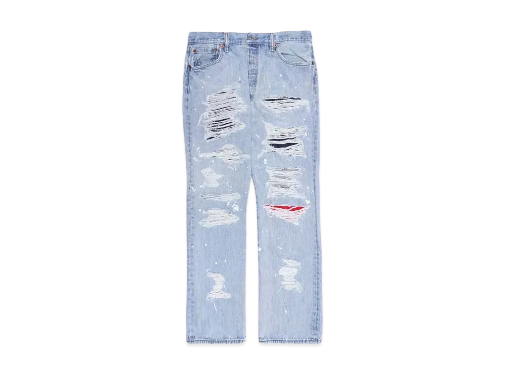 HYPE DROP x INNOCENCE NYC EXCLUSIVE DESTROY DENIM PANTS 34inch "Indigo"