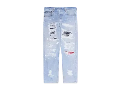 HYPE DROP x INNOCENCE NYC EXCLUSIVE DESTROY DENIM PANTS 34inch "Indigo"