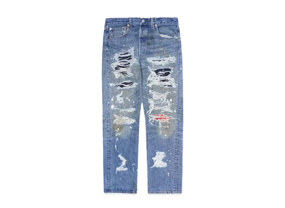 HYPE DROP x INNOCENCE NYC EXCLUSIVE DESTROY DENIM PANTS 34inch "Indigo"