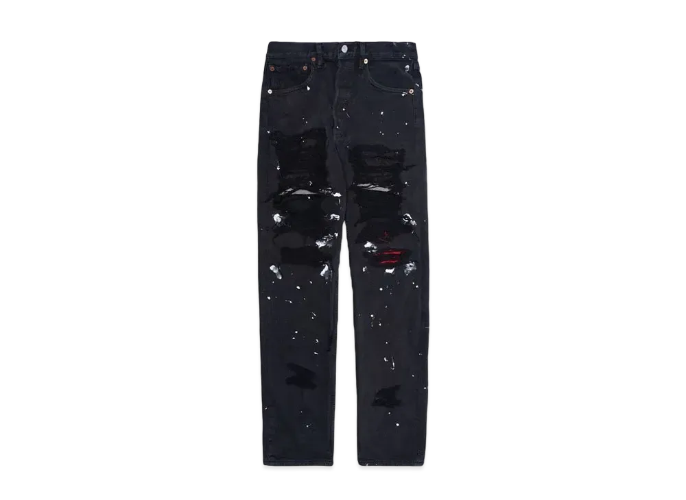 HYPE DROP x INNOCENCE NYC EXCLUSIVE DESTROY DENIM PANTS 32inch "Black"