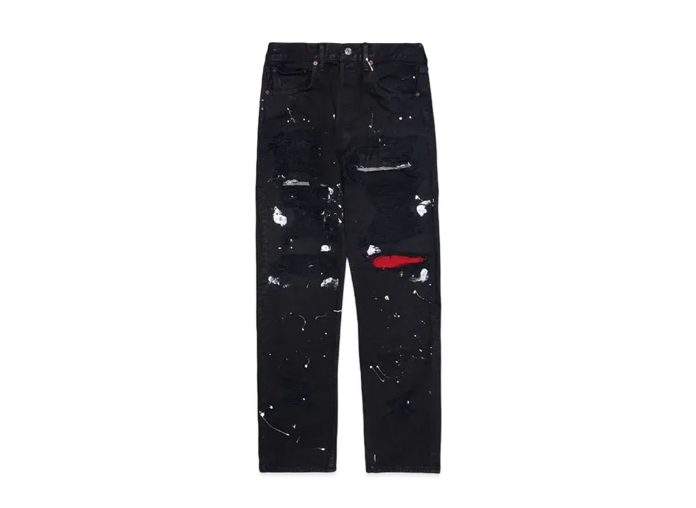 HYPE DROP x INNOCENCE NYC EXCLUSIVE DESTROY DENIM PANTS 32inch "Black"