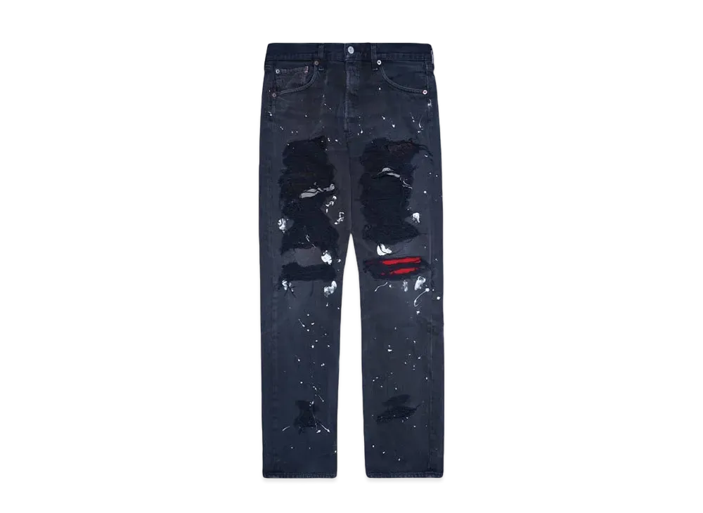 HYPE DROP x INNOCENCE NYC EXCLUSIVE DESTROY DENIM PANTS 34inch "Black"