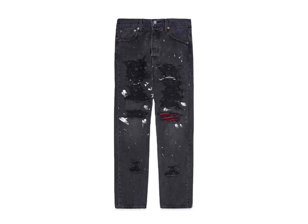 HYPE DROP x INNOCENCE NYC EXCLUSIVE DESTROY DENIM PANTS 34inch "Black"
