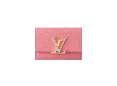 Louis Vuitton Capucines Compact Wallet Taurillon Leather Japan Exclusive "Pink"