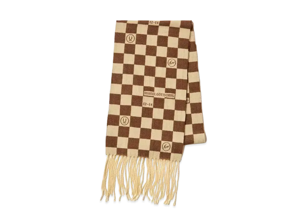 UNDERCOVER x FRAGMENT Cashmere Stole "Brown CK"