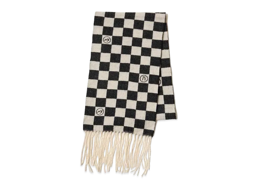 UNDERCOVER x FRAGMENT Cashmere Stole "Black CK"