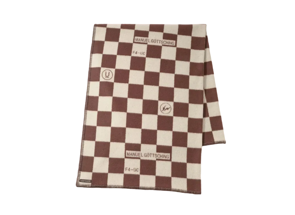 UNDERCOVER x FRAGMENT Fleece Blanket "Brown CK"