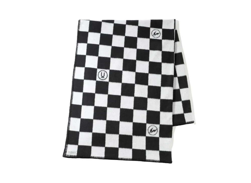 UNDERCOVER x FRAGMENT Fleece Blanket "Black CK"