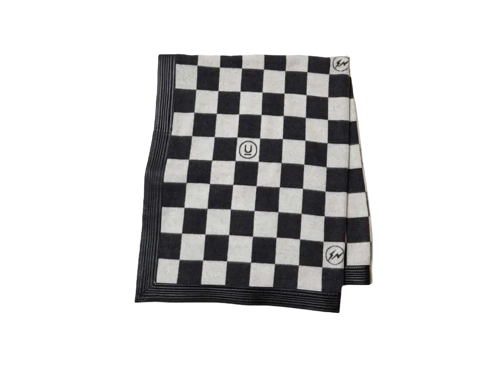 UNDERCOVER x FRAGMENT Cashmere Wool Blanket "Black CK"