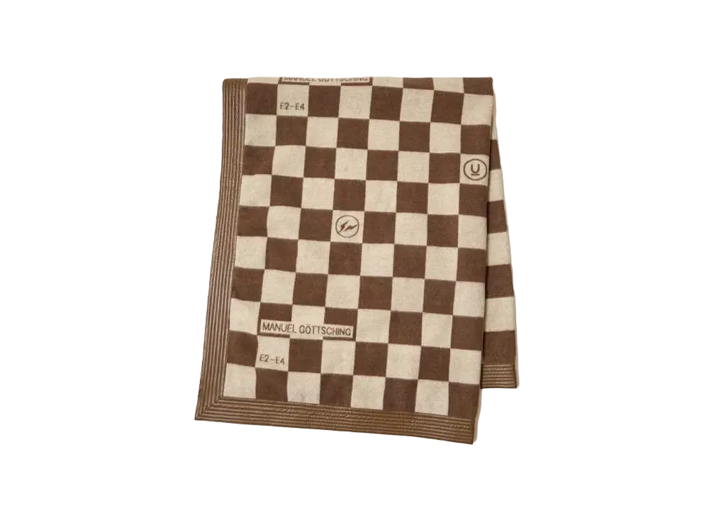 UNDERCOVER x FRAGMENT Cashmere Wool Blanket "Brown CK"