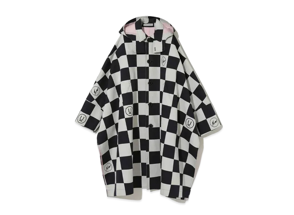 UNDERCOVER x FRAGMENT Cotton Poncho "Black CK"