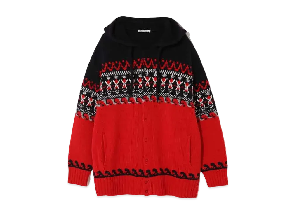 UNDERCOVER x FRAGMENT Women's Cashmere Knit Blouson "Red Base"