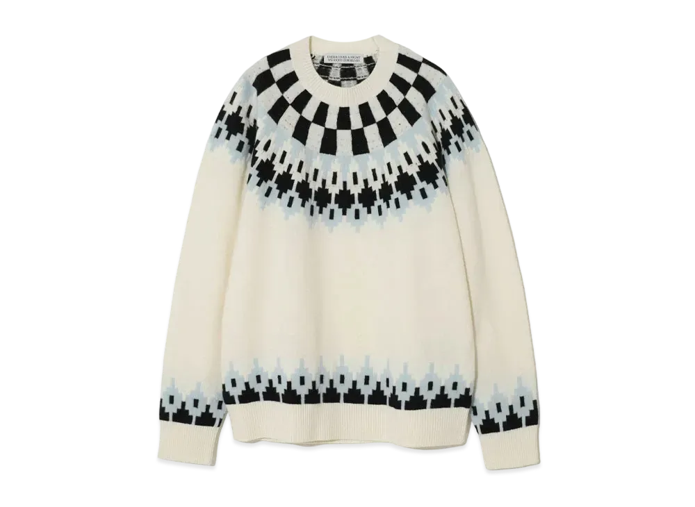UNDERCOVER x FRAGMENT Wool Knit Pullover "O.WHT Base"