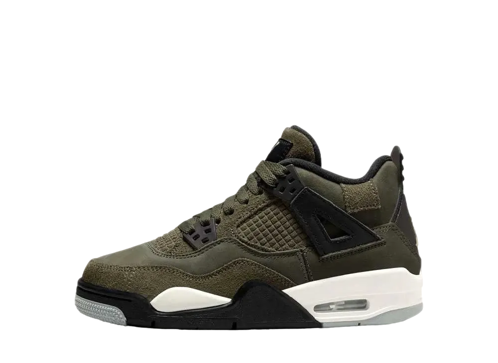 Nike GS Air Jordan 4 Retro SE Craft "Olive"