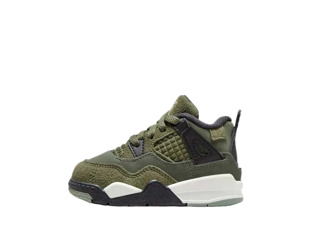 Nike TD Air Jordan 4 Retro SE Craft "Olive"