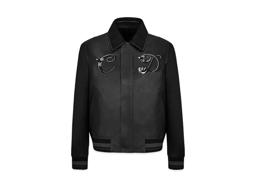 Dior x KENNY SCHARF Leather Jacket "Black"