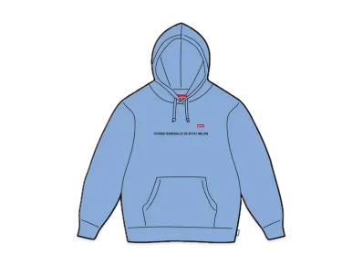 Supreme Shop Small Box Hooded Sweatshirt Milan "Pale Blue"