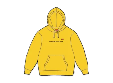 Supreme Shop Small Box Hooded Sweatshirt Berlin "Yellow"