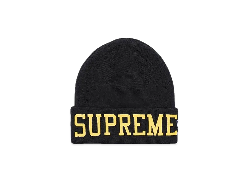 Supreme New Era Varsity Beanie "Black"