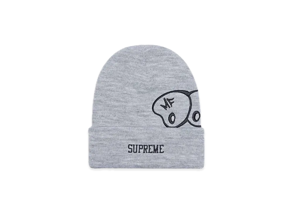 Supreme Mf Doom Beanie "Heather Grey"