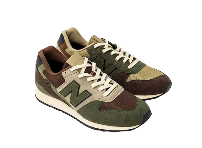 ビームス別注 ニューバランス 996 ゴアテックス "ブラウン/カーキ"