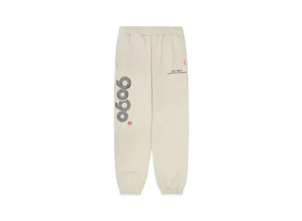 9090 OG Logo Sweat Pants "Sand Beige"
