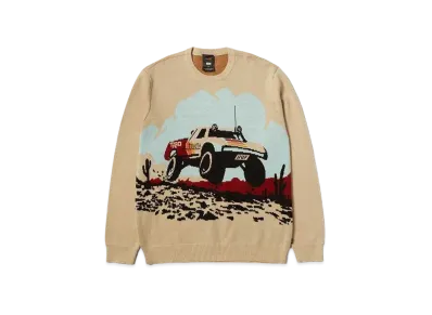 HUF x Toyota TRD Baja Jacquard Sweater "Bone"