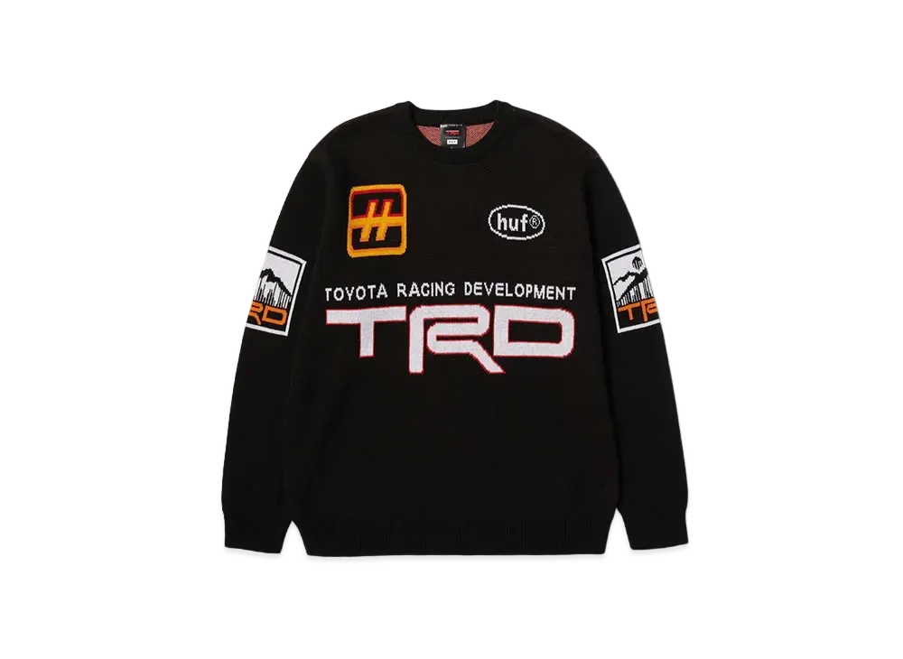HUF x Toyota TRD Racing Sweater "Black"