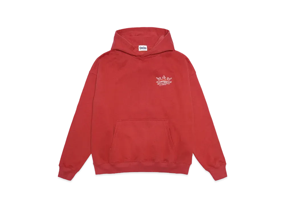9090 King Logo Hoodie "Red"