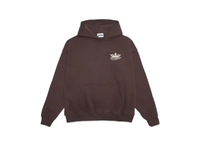 9090 King Logo Hoodie "Dark Brown"