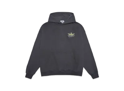 9090 King Logo Hoodie "Charcoal Black"