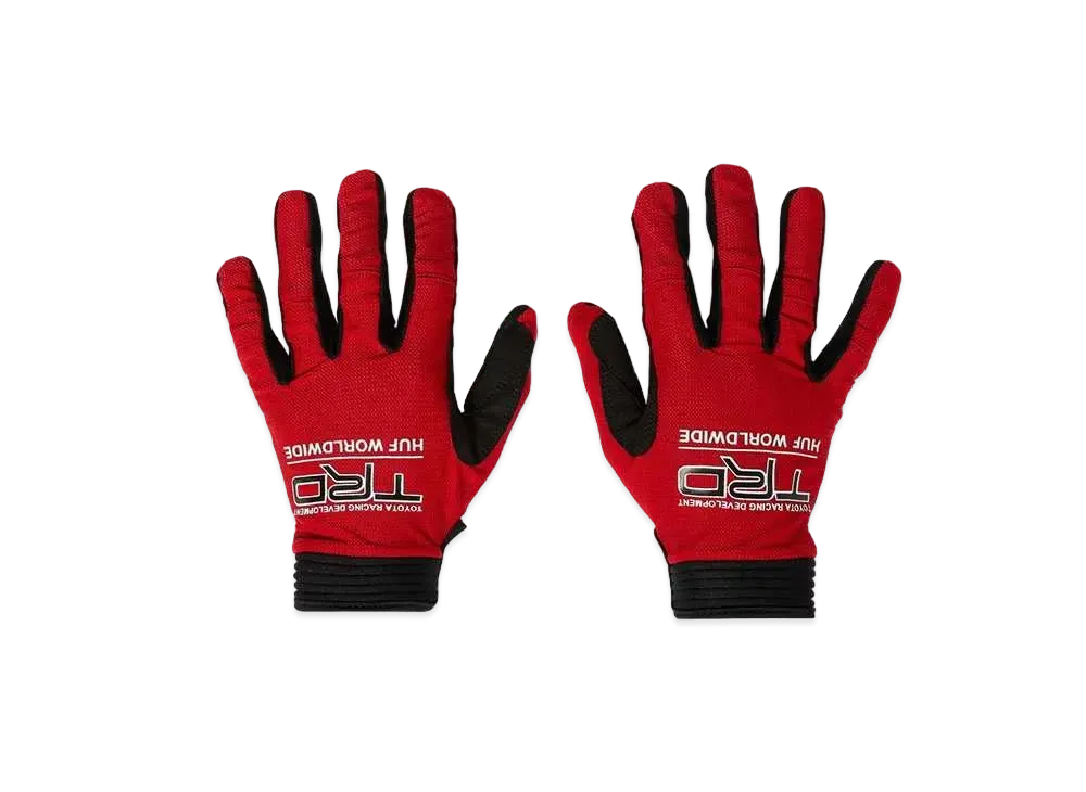 HUF x Toyota TRD Gloves "Red"