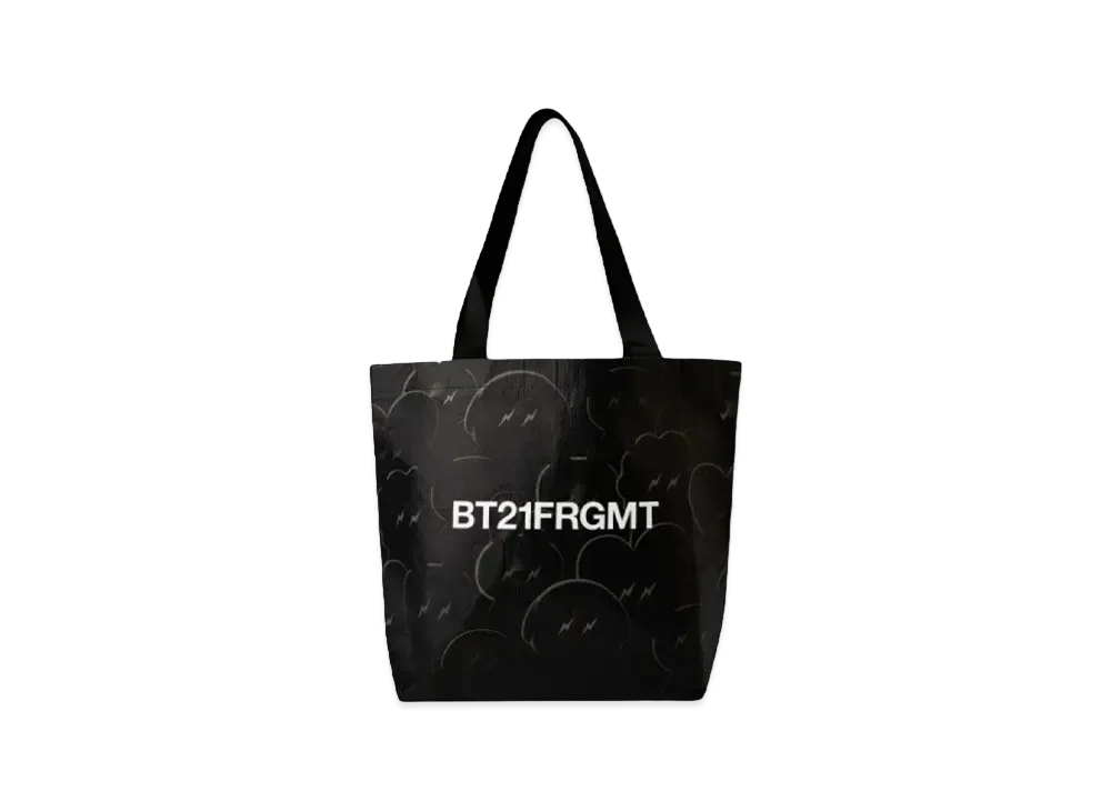 BT21 X FRAGMENT \ REUSABLE BAG "BLACK"