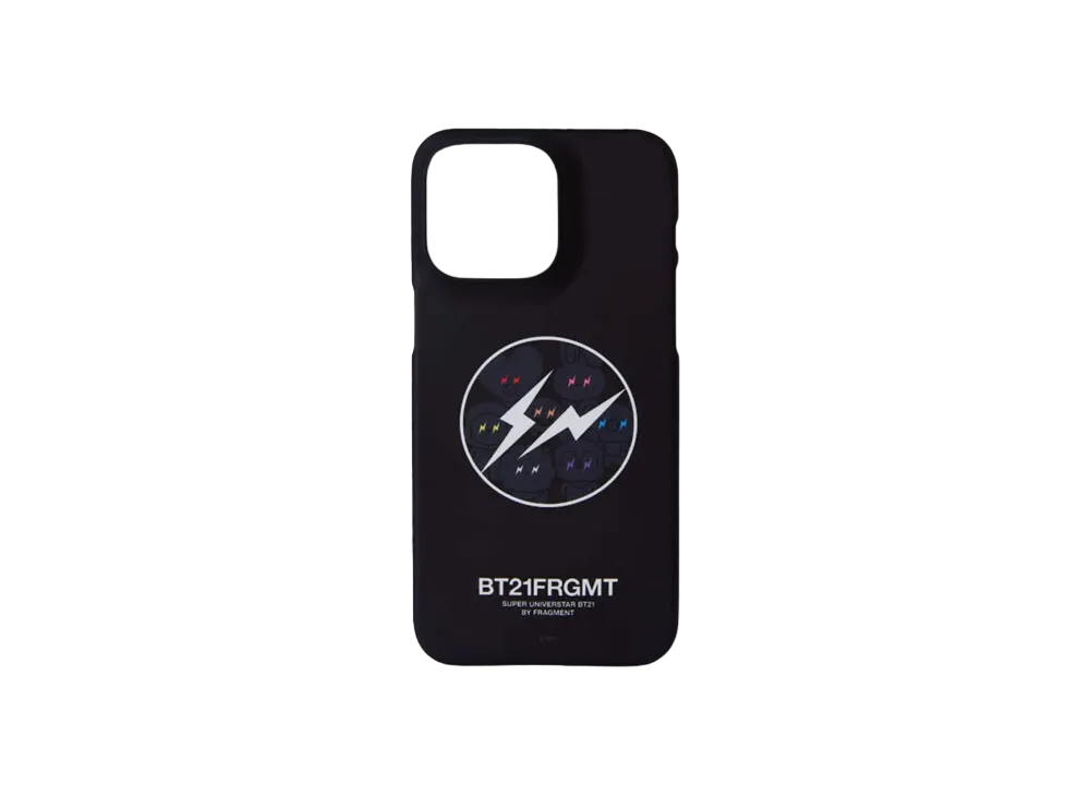 BT21 X FRAGMENT \ iPHONE 14 pro max CASE "BLACK"