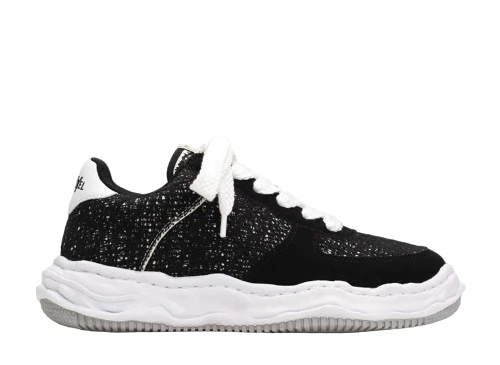 ミシェル × メゾンミハラヤスヒロ ウェイン OG ソール エンブロイダリー スニーカー "ブラック" (C11FW705)