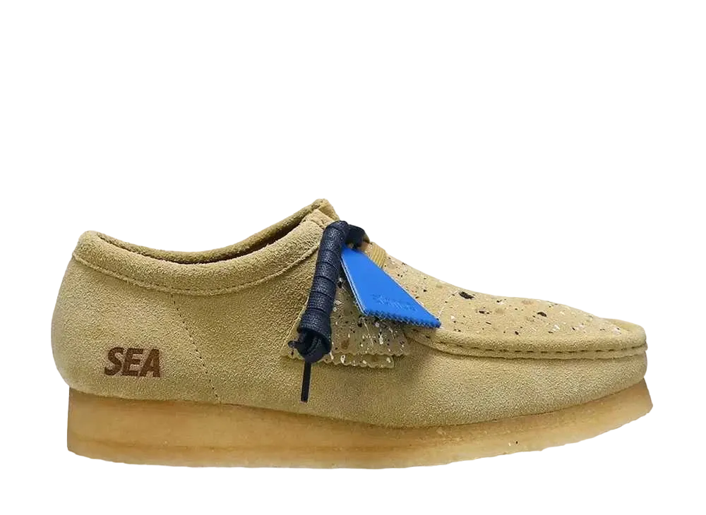 WIND AND SEA × atmos × Clarks Wallabee "Maple"