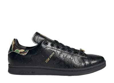 A BATHING APE × adidas Stan Smith 30th Anniversary "Black"